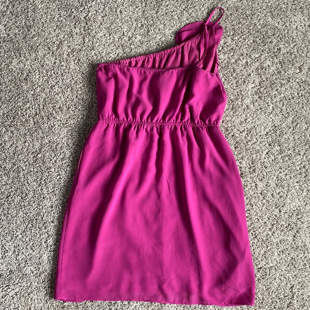 BCBGeneration One-Shoulder Ruffle Dress - Picture 6 of 9